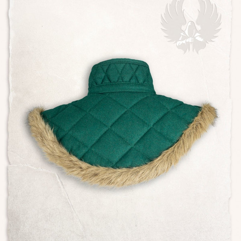 Gambeson collar nimue wool green