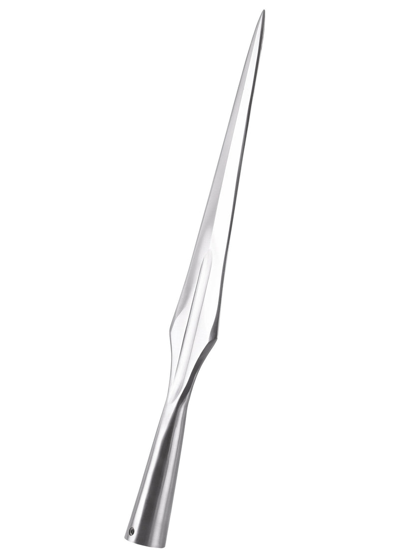 Mittelalterliches Speerspitze mit Hohlkehle, ca. 43,5 cm, semi-scharf 