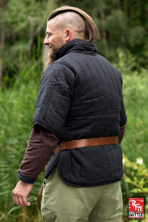 RFB gambeson met korte mouwen, zwart