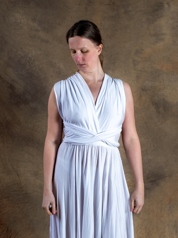 Godinnen Jurk Aphrodite, wit