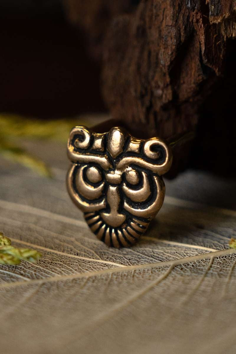 Viking Rusvik riembeslag met gezicht