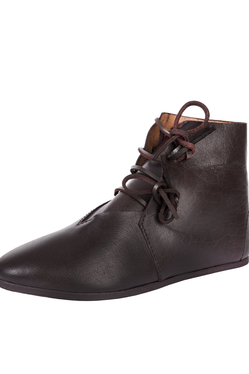 Enkellaarzen, 15e eeuw, bruin