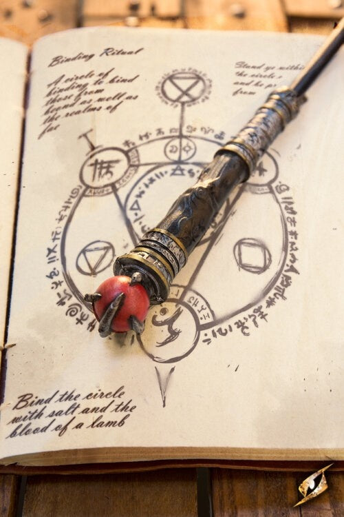 Toverstok Eldritch, zwart