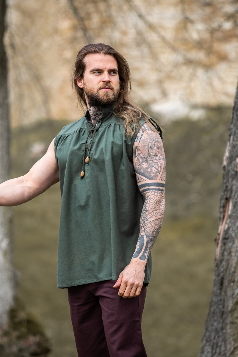 Middeleeuws hemd Louis, groen