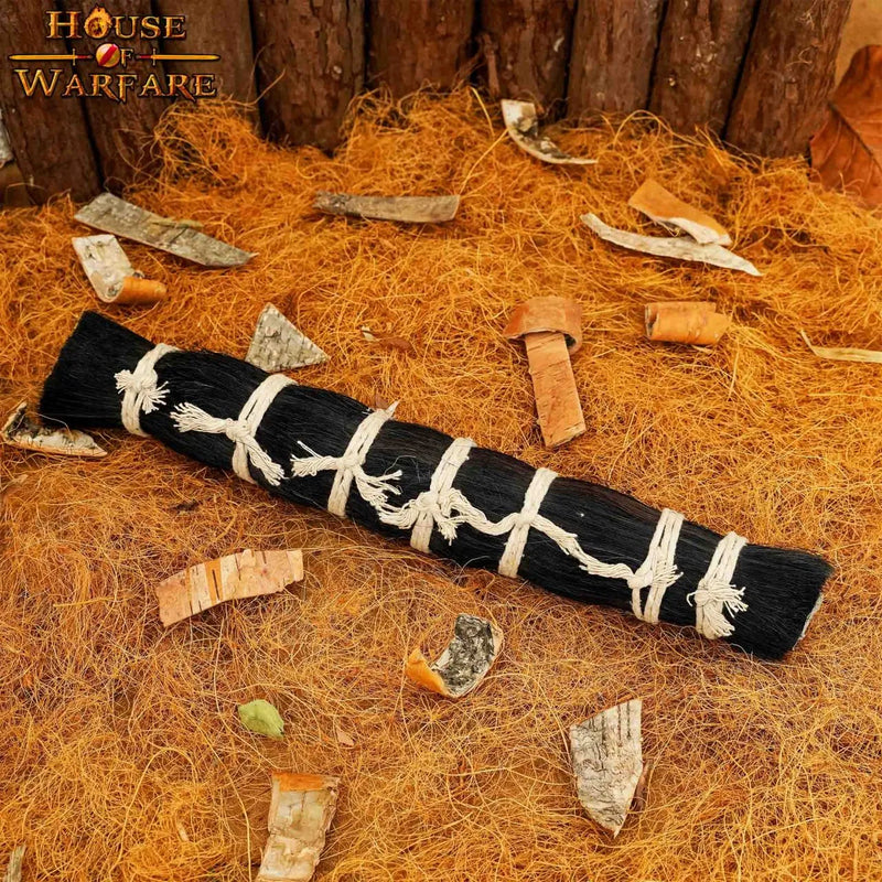 Paardenhaar, zwart 34 cm