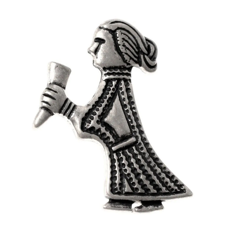 Valkyrie van Klinta, verzilverd brons