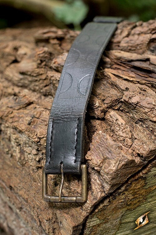 Cuero cinturón Aruthia, negro, 160 cm 