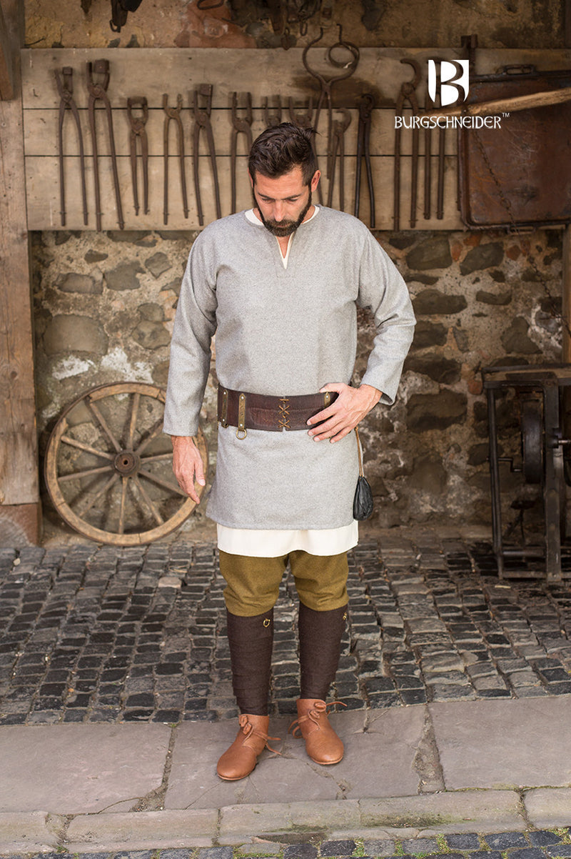 Tuniek Lodin, grijs, wolmix