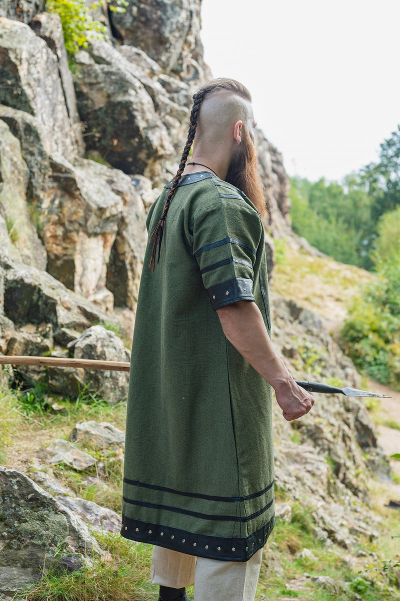 Viking tunique Rollo, vert 