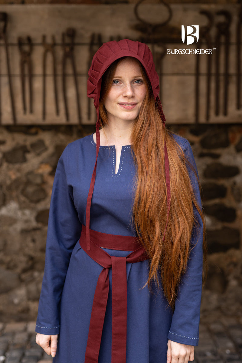 Bälte Hedwig, bordeauxröd 