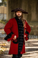 Tricorn Charles, 100% wol, bruin