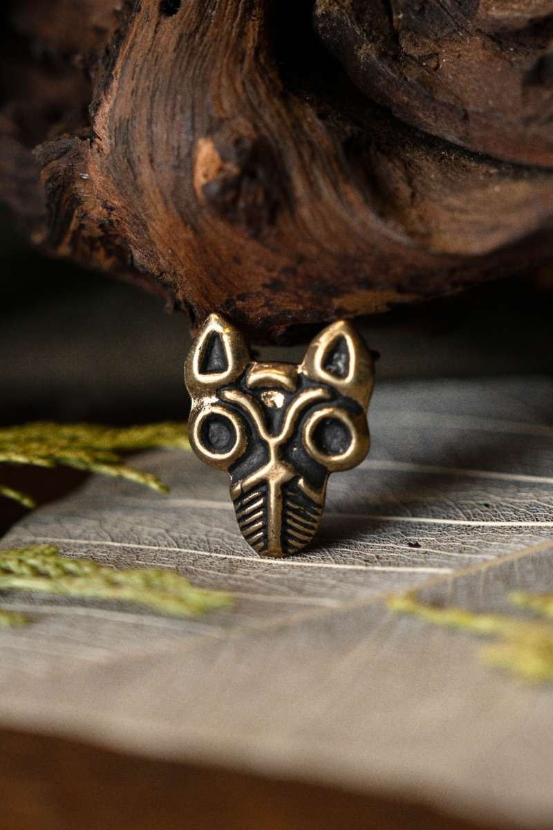 Viking riembeslag Birka wolf