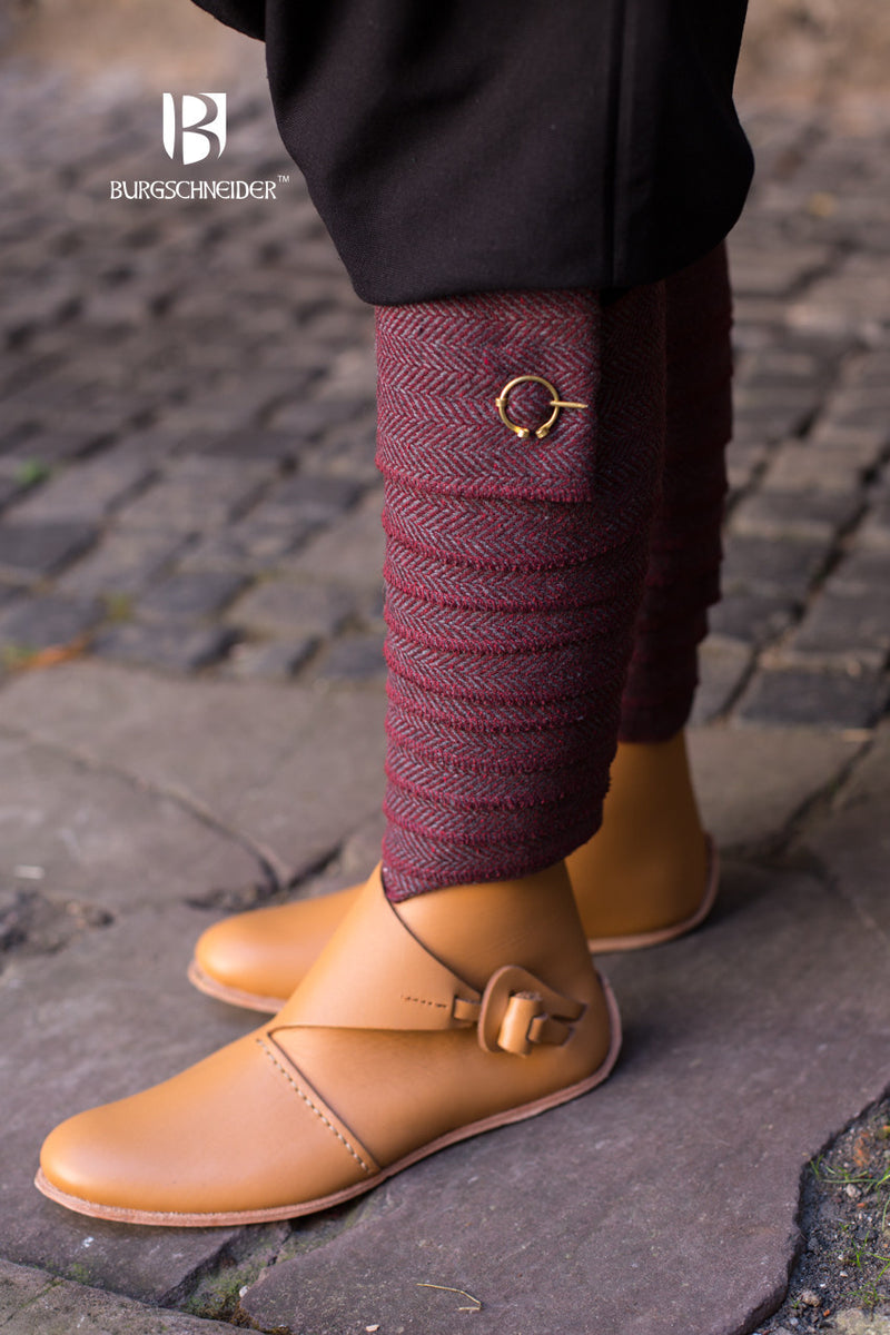 Beenwindsels Asgar, wolmix, bordeauxrood