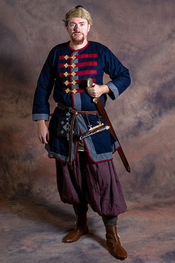 Rusvik Viking jas Kosma, blauw, wolmix