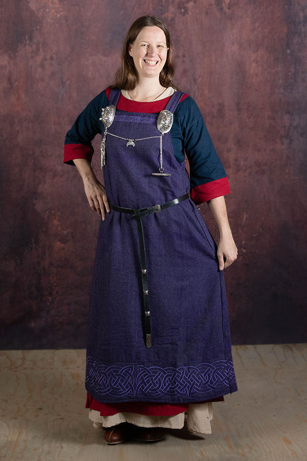 Hangeroc Alva vissegraatmotief lila