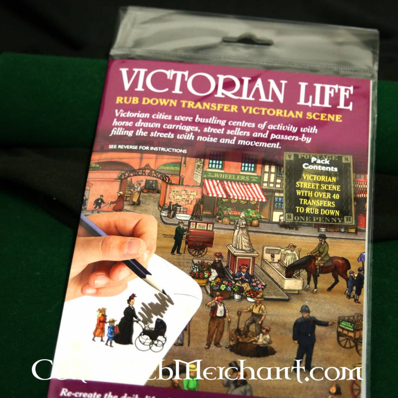 Wrijfpanorama Victoriaanse straat