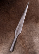 Mittelalterliches Speerspitze mit Hohlkehle, ca. 43,5 cm, semi-scharf 