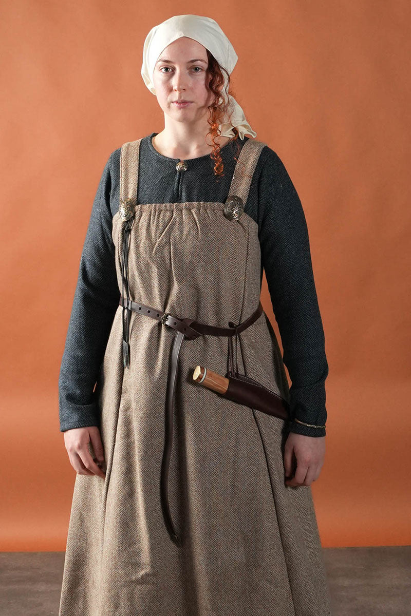 Viking hangeroc Freja, wol, diamant twill, zandkleur-naturel