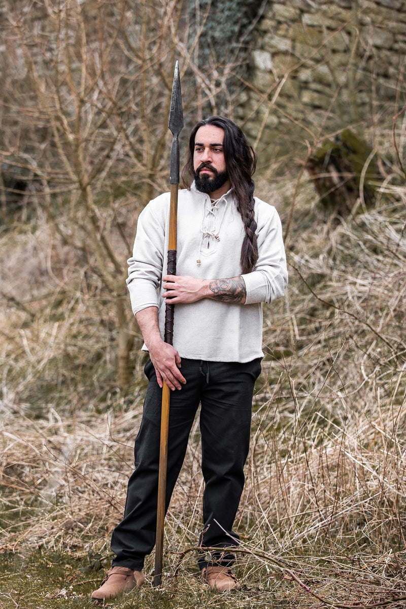 Chemise en coton épais, gris 