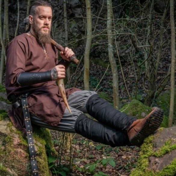 Benlindor Hredulf, svart, ullblandning 