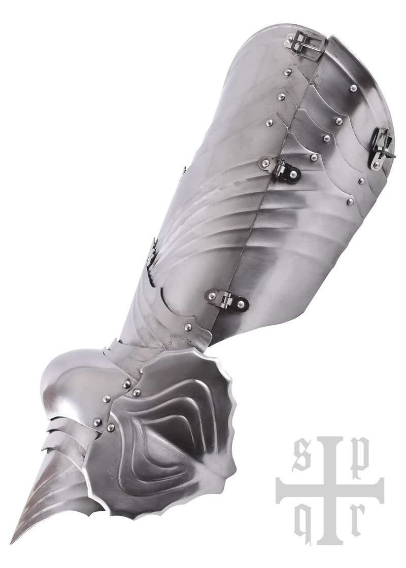 Gothiska cuisses, lårpansar, 1,6 mm 