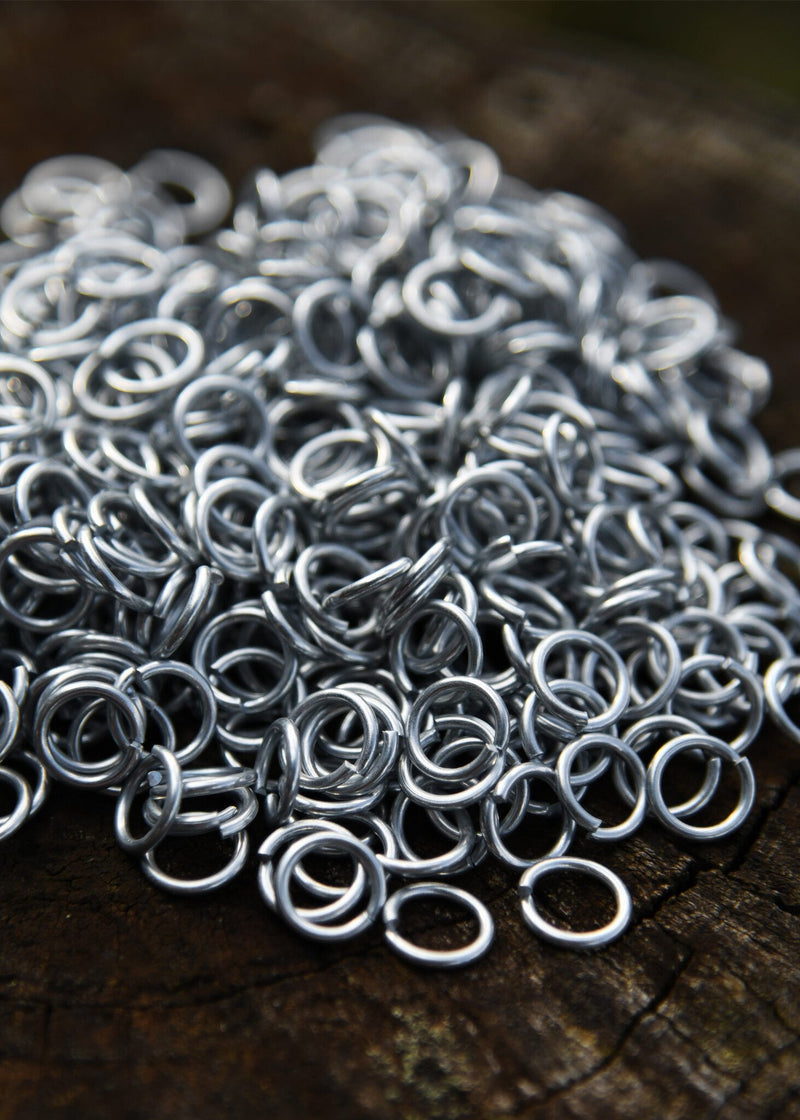 1 kg verzinkte malienringen, ongeklonken 8 mm