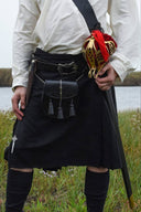 Schotse kilt, zwart