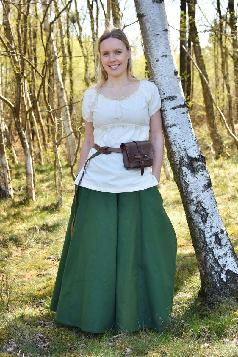 Middeleeuwse rok Melisende, groen