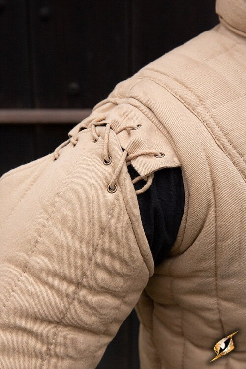Medieval gambesón beige 