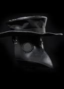 Set del medico della peste, nero 