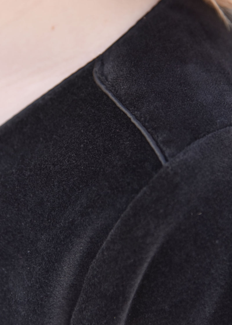 Velvet cotehardie Christina, black