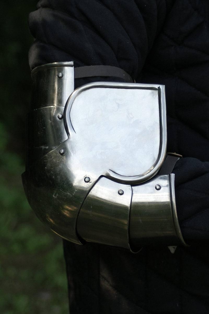 Milanese couters, elbow armor, 2 mm