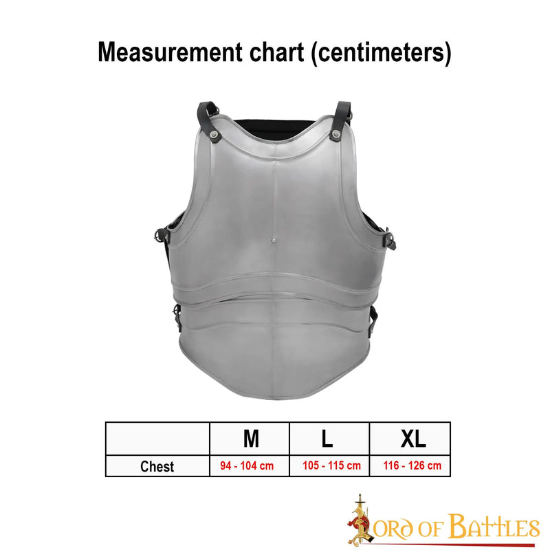 Nero corazza con quattro piastre, 1,2 mm 