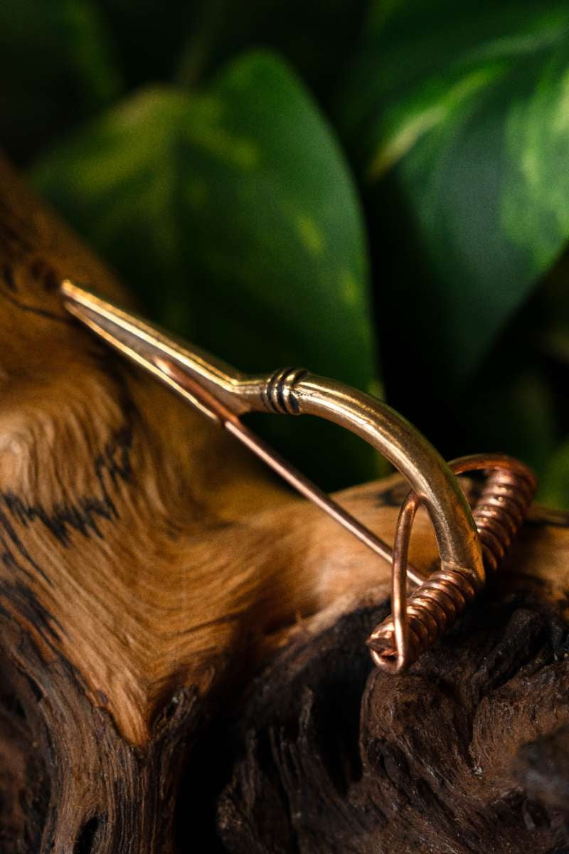 Germansk armbrøst fibula, bronze 