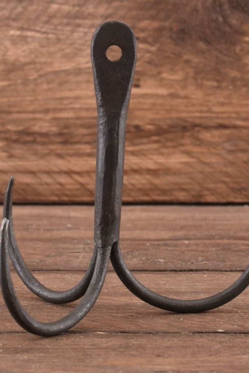 Rookhaak / werpanker handgesmeed