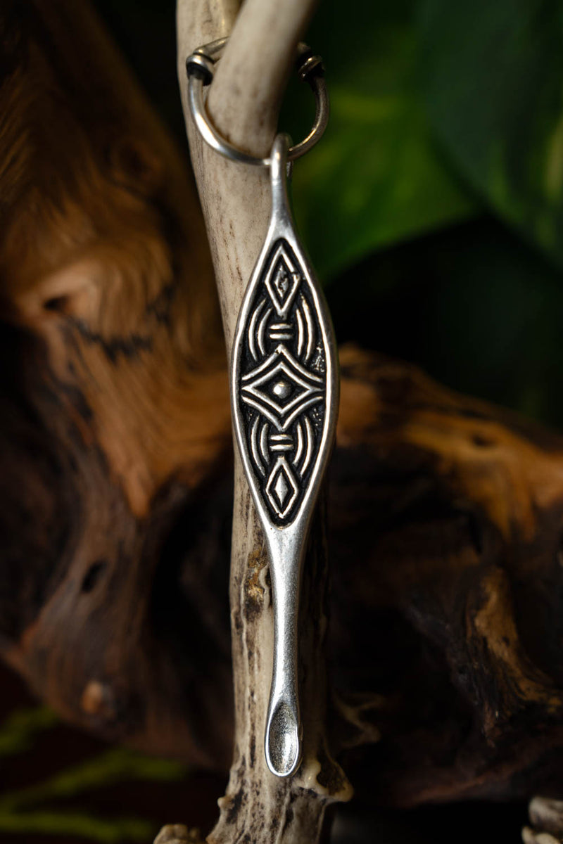 Birka oorlepel graf 523, verzilverd