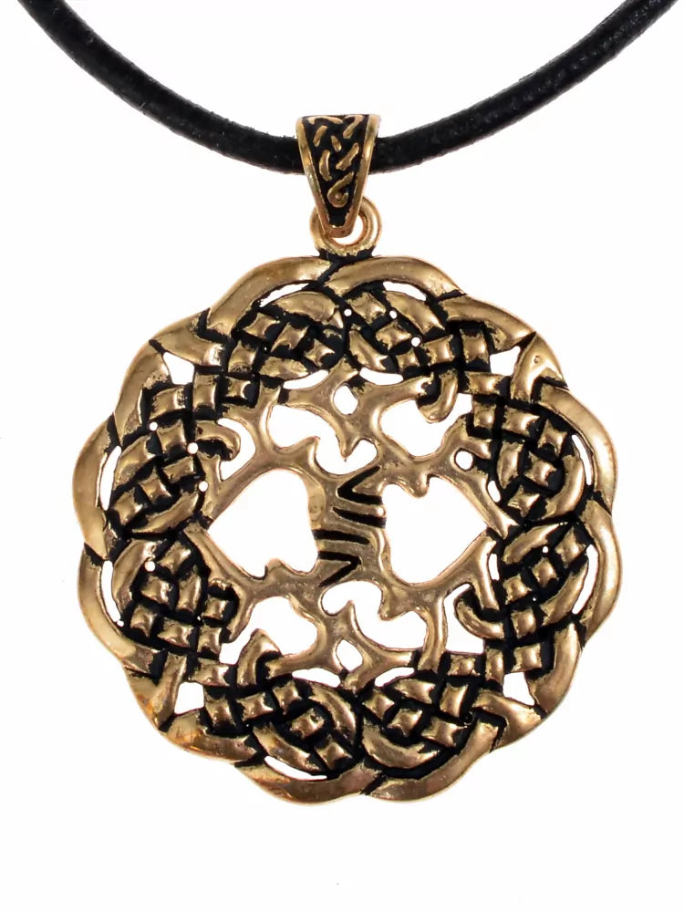 Amulet Celtic tree of life, bronze