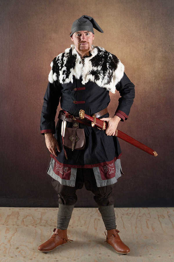 Bont kraag Lagertha, crème