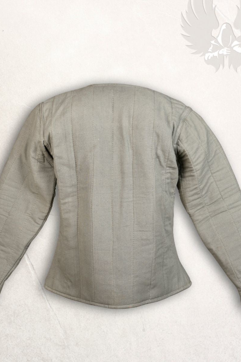 15th century gambeson Aulber, Creme Canvas