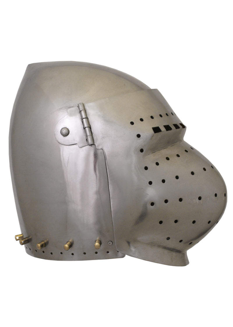 Battle-ready gesloten bascinet, 2 mm (battle-ready)