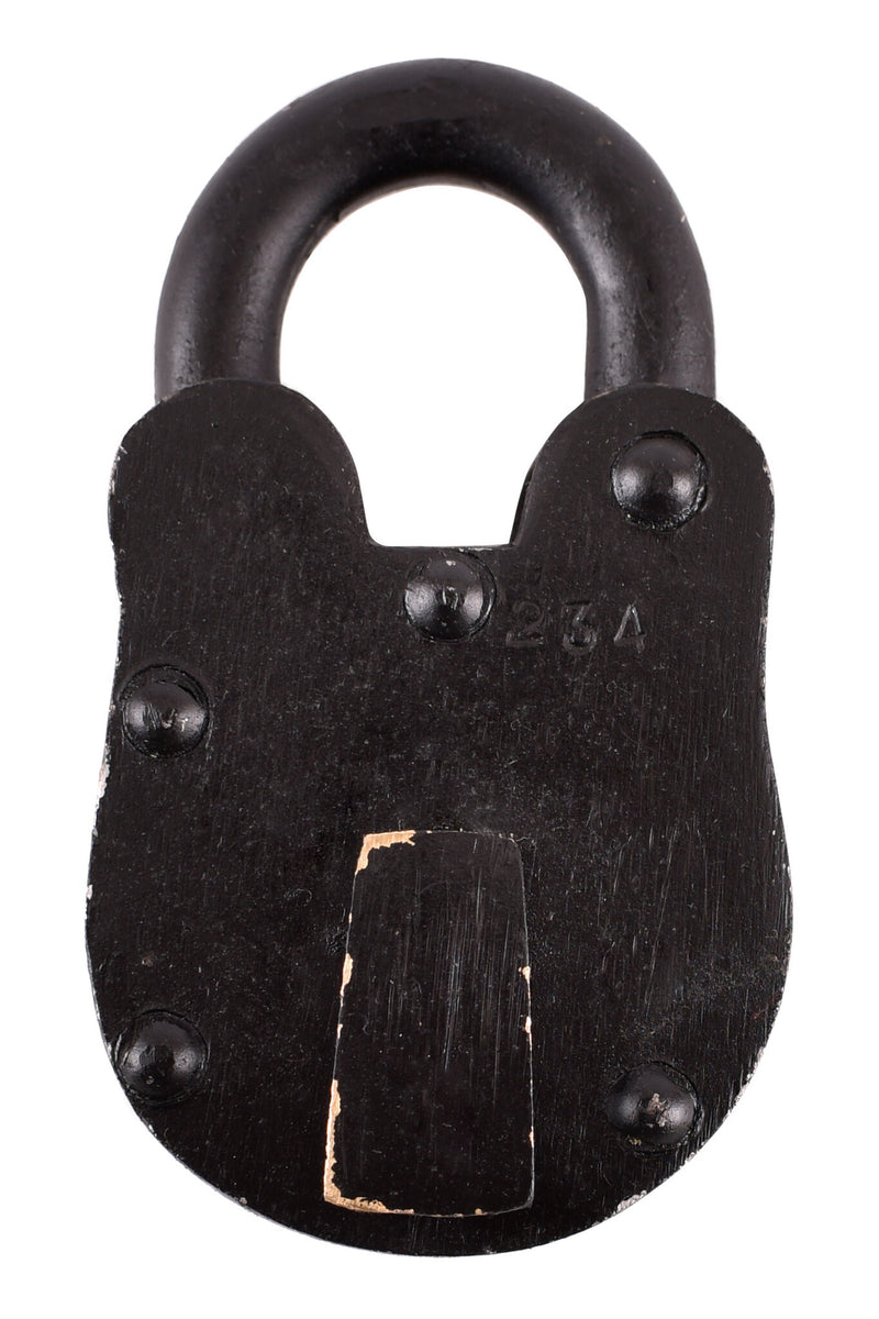 Middeleeuws hangslot met twee sleutels