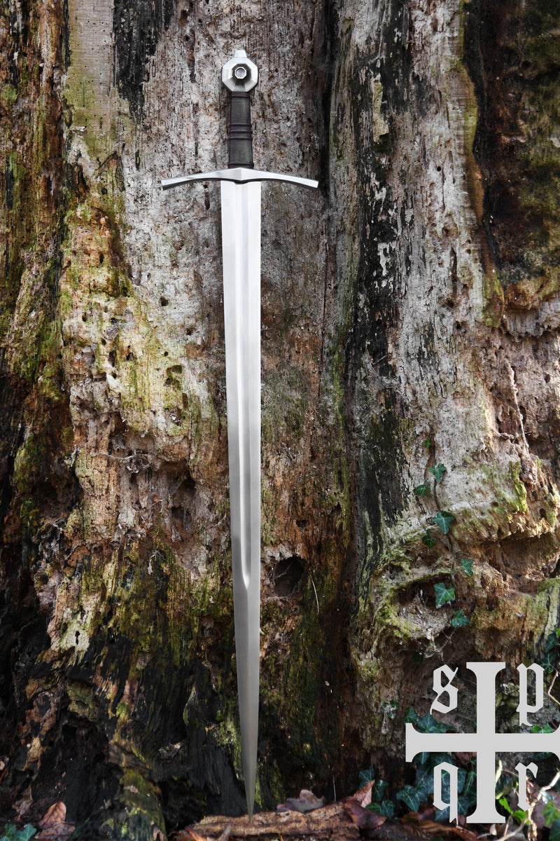 Middeleeuws zwaard Oakeshott XVI, semi-scherp