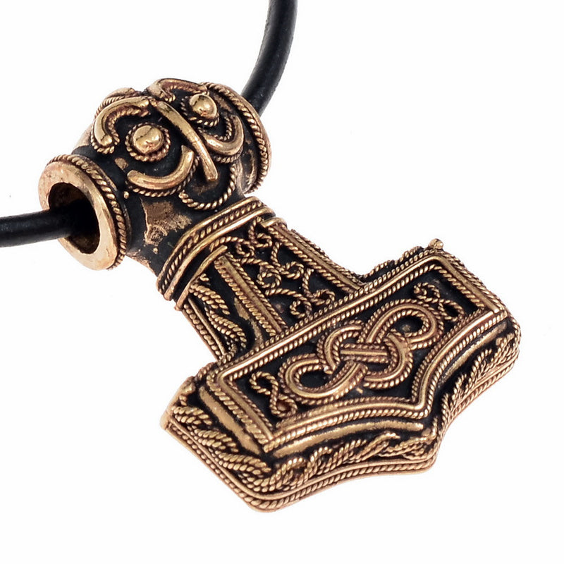 Ödeshög Mjölnir met knoopwerk, brons