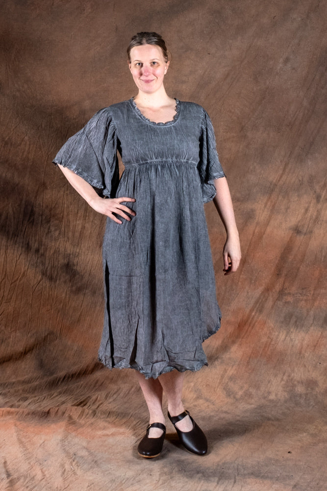 Frieda Sommerkleid, graublau 