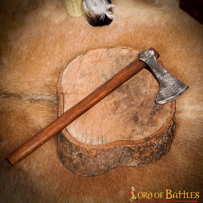 Battle-ready Viking axe skeggox, type B, blunt (battle-ready)