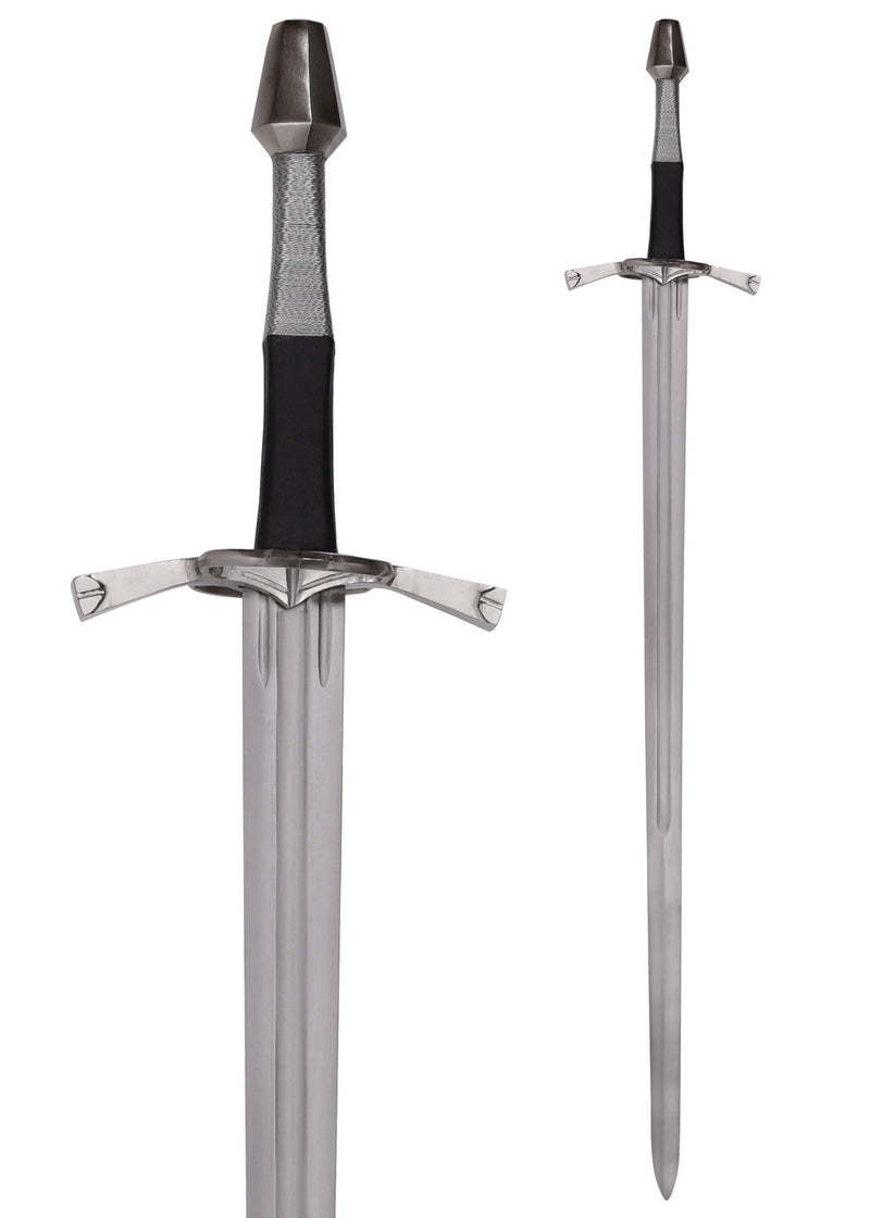 Épée à deux mains William, 16e siècle, semi-tranchant 