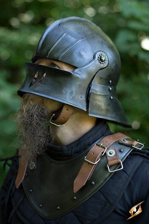 Gorgerin Guerrier, patiné, 1 mm 