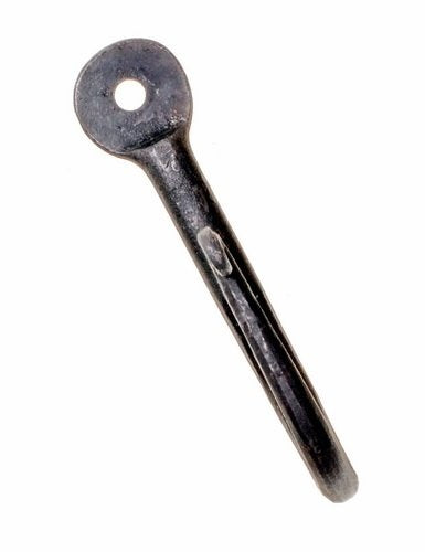 Grand crochet mural forgé à la main 