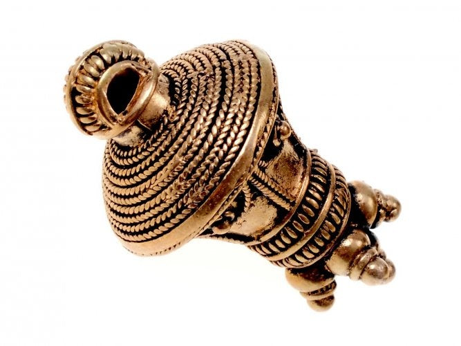 Germansk berlockhängsmycke, brons 