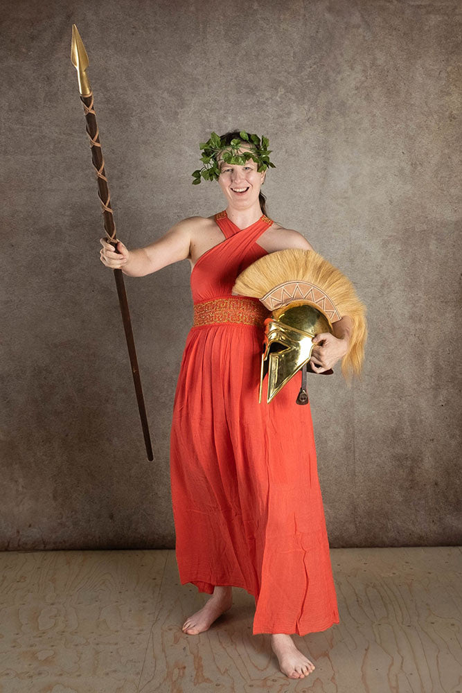 Gudinnan Klä Persefone, korallröd 